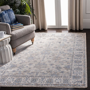 Safavieh Moon Dust 645 Power Loomed Traditional Rug Ivory / Blue MND645A-8