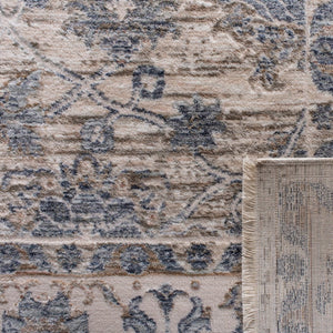 Safavieh Moon Dust 645 MND645 Power Loomed  Rug Ivory / Blue MND645A-28