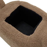 Homelegance By Top-Line Brax Animal Storage Ottoman Black Polyester