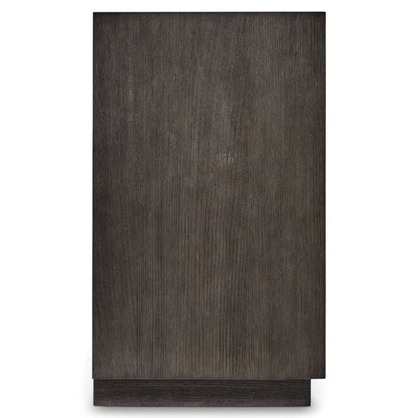 Bernhardt Bernhardt Geneve Oak and Cast Aluminum Buffet with Push Open Doors for Dining Rooms 392134