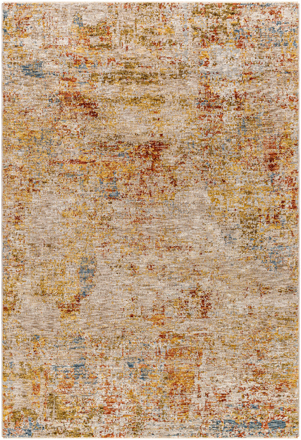 Mona Lisa MNI-2300 9' x 12'2" Machine Woven Rug MNI2300-9122  Tan, Light Sage, Mustard, Olive, Sage, Rust Surya