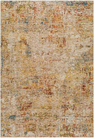Mona Lisa MNI-2300 6'7" x 9'6" Machine Woven Rug MNI2300-6796  Tan, Light Sage, Mustard, Olive, Sage, Rust Surya