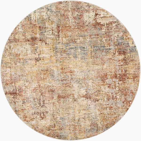 Livabliss Mona Lisa Large Polyester Area Rug Machine Woven in Turkey for Modern Living Spaces Tan, Light Sage 5'3" x 5'3" MNI2301-53RD
