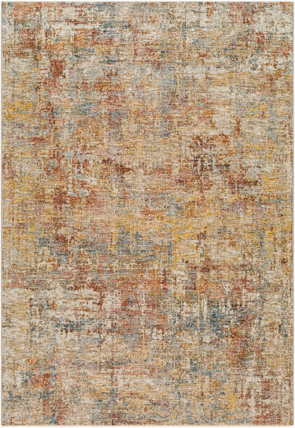 Livabliss Mona Lisa Large Polyester Area Rug Machine Woven in Turkey for Modern Living Spaces Tan, Light Sage 6'7" x 9'6" MNI2301-6796