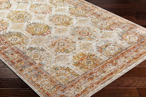 Livabliss Mona Lisa Traditional Turkish Polyester Area Rug with Fringe for Formal Living Rooms Light Sage, Tan 10' x 13'11" MNI2303-1014
