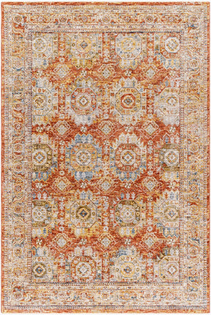 Livabliss Mona Lisa Traditional Fringe Area Rug Turkey Woven Polyester for Formal Living Rooms Light Sage, Rus 2'7" x 10' MNI2305-2710