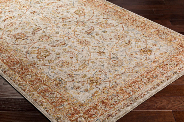 Livabliss Mona Lisa Traditional Polyester Area Rug for Large Living and Dining Rooms Turkey Light Sage, Tan 9' x 12'2" MNI2307-9122