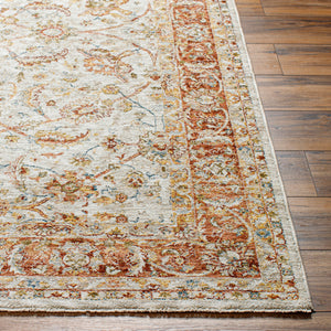 Mona Lisa MNI-2307 9' x 12'2" Machine Woven Rug MNI2307-9122  Light Sage, Tan, Mustard, Rust, Burgandy, Olive Surya