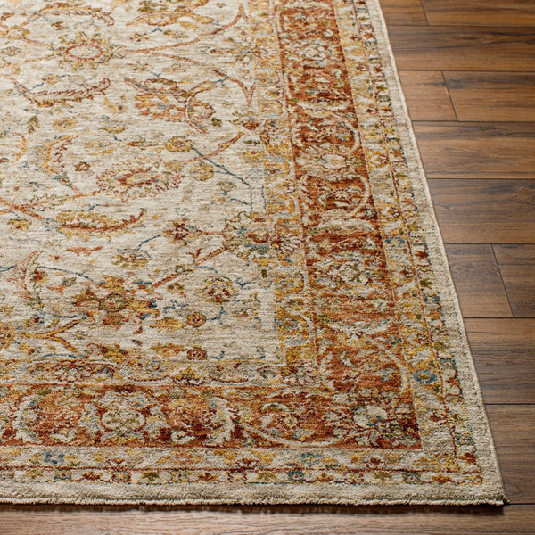Livabliss Mona Lisa Traditional Polyester Area Rug for Large Living and Dining Rooms Turkey Light Sage, Tan 9' x 12'2" MNI2307-9122