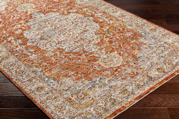Livabliss Mona Lisa Traditional Medallion Polyester Area Rug with Fringe for Large Rooms Light Sage, Rus 10' x 13'11" MNI2309-1014