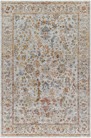 Livabliss Mona Lisa Traditional Polyester Area Rug with Fringe Edge for Living or Dining Rooms Light Sage, Tan 10' x 13'11" MNI2311-1014