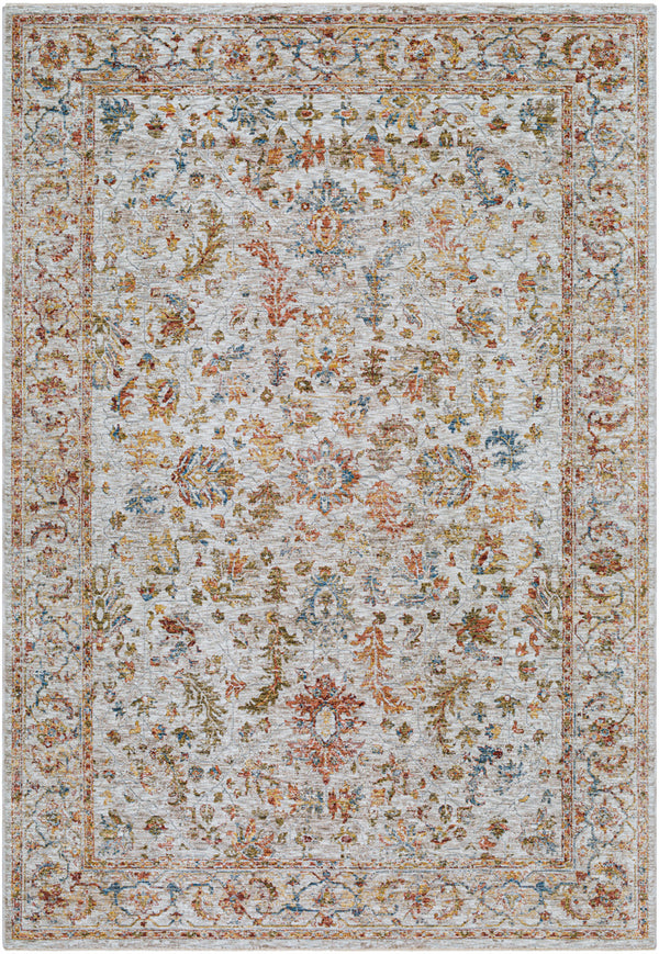 Mona Lisa MNI-2311 6'7" x 9'6" Machine Woven Rug MNI2311-6796  Light Sage, Tan, Mustard, Olive, Sage, Rust Surya