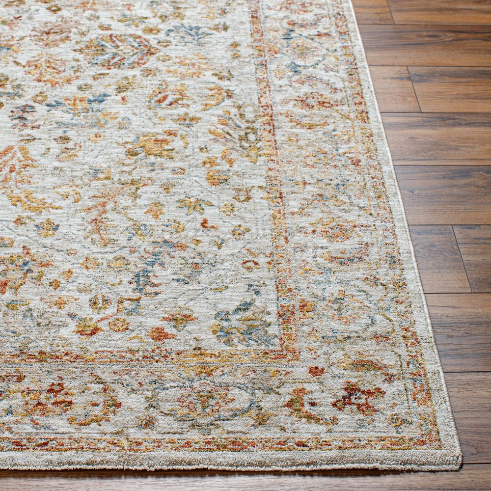 Livabliss Mona Lisa Traditional Polyester Area Rug with Fringe Edge for Living or Dining Rooms Light Sage, Tan 10' x 13'11" MNI2311-1014