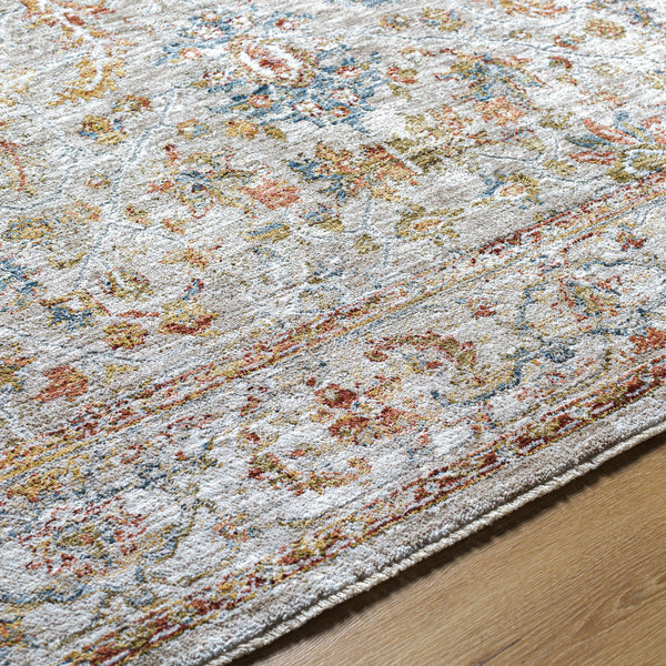 Mona Lisa MNI-2311 9' x 12'2" Machine Woven Rug MNI2311-9122  Light Sage, Tan, Mustard, Olive, Sage, Rust Surya