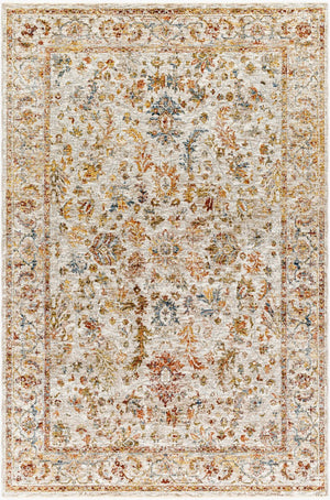 Livabliss Mona Lisa Traditional Polyester Area Rug Turkey Woven Living Dining Room Accent Light Sage, Tan 9' x 12'2" MNI2312-9122