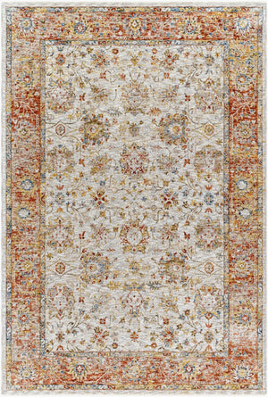 Livabliss Mona Lisa Traditional Medallion Polyester Area Rug for Formal Living and Dining Rooms Light Sage, Tan 9' x 12'2" MNI2316-9122