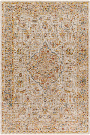 Mona Lisa MNI-2317 9' x 12'2" Machine Woven Rug MNI2317-9122  Light Sage, Tan, Mustard, Olive, Sage, Rust Surya