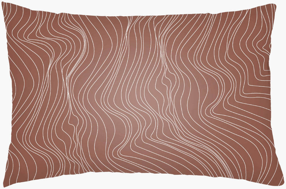Livabliss Modern Lines Woven Lumbar Pillow Structured Geometric Accent for Sofa or Bed MNL002-1422