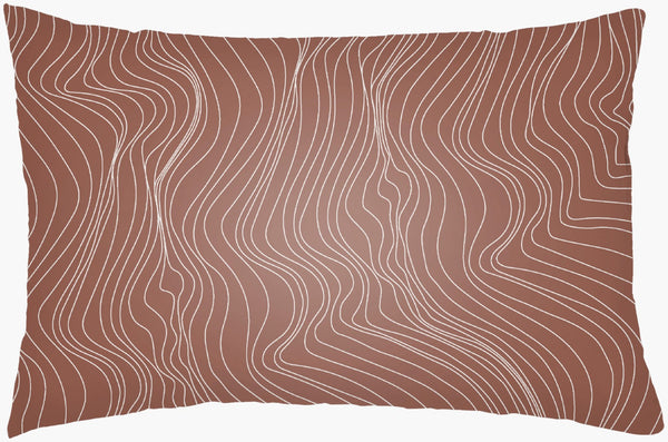 Livabliss Modern Lines Woven Lumbar Pillow Structured Geometric Accent for Sofa or Bed MNL002-1422