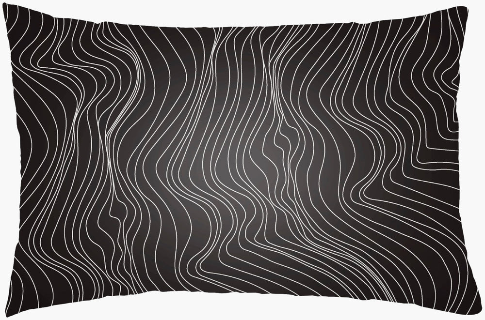 Livabliss Modern Lines Woven Geometric Lumbar Pillow Tailored Polyester Accent for Sofa or Bed MNL004-1422