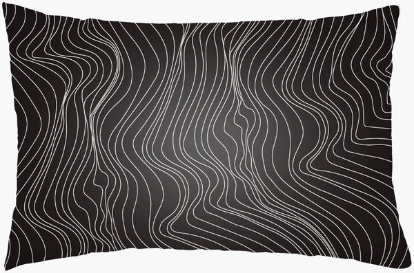 Livabliss Modern Lines Woven Geometric Lumbar Pillow Tailored Polyester Accent for Sofa or Bed MNL004-1422