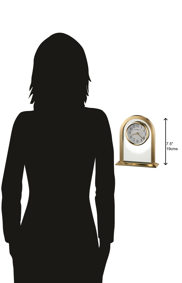 Hekman Furniture 645574 Imperial Brass Tabletop Clock - Elegant Quartz Timepiece For Home Decor & Gift Giving  Imperial Tabletop Clock 645574