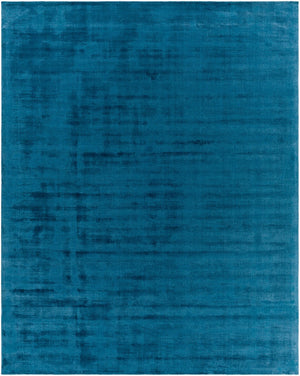 Surya Moreno Handmade 10' X 14' Rug - Elegant, Versatile Design For Any Room, Easy Care & Low Pile Style Azure Viscose Mnr2300-810