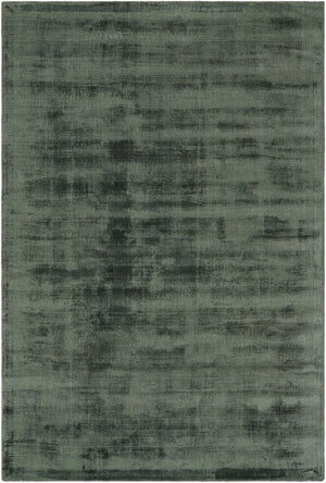 Surya Moreno Handmade 10' X 14' Rug - Elegant, Versatile Design For Any Room, Easy Care & Low Pile Style Forest Green Viscose Mnr2301-912