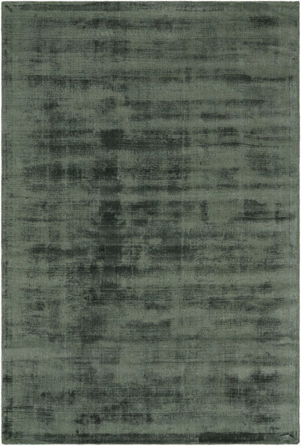 Surya Moreno Handmade 10' X 14' Rug - Elegant, Versatile Design For Any Room, Easy Care & Low Pile Style Forest Green Viscose Mnr2301-912
