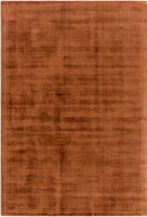 Surya Moreno Handmade 10' X 14' Rug - Elegant, Versatile Design For Any Room, Easy Care & Low Pile Style Terracotta Viscose Mnr2302-912