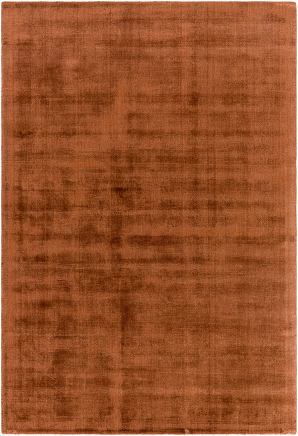 Surya Moreno Handmade 10' X 14' Rug - Elegant, Versatile Design For Any Room, Easy Care & Low Pile Style Terracotta Viscose Mnr2302-912