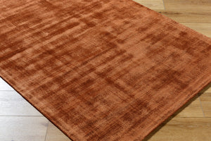 Surya Moreno Handmade 10' X 14' Rug - Elegant, Versatile Design For Any Room, Easy Care & Low Pile Style Terracotta Viscose Mnr2302-912