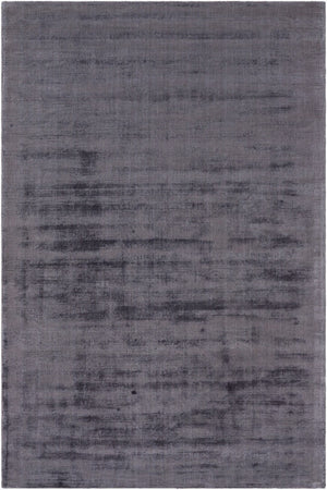 Surya Moreno Handmade 10' X 14' Rug - Elegant, Versatile Design For Any Room, Easy Care & Low Pile Style Charcoal Viscose Mnr2304-1014