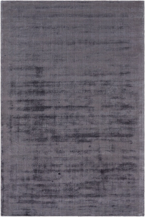 Surya Moreno Handmade 10' X 14' Rug - Elegant, Versatile Design For Any Room, Easy Care & Low Pile Style Charcoal Viscose Mnr2304-1014