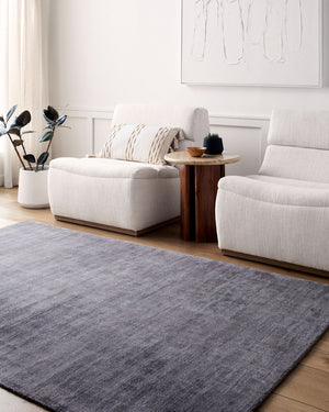 Surya Moreno Handmade 10' X 14' Rug - Elegant, Versatile Design For Any Room, Easy Care & Low Pile Style Charcoal Viscose Mnr2304-1014