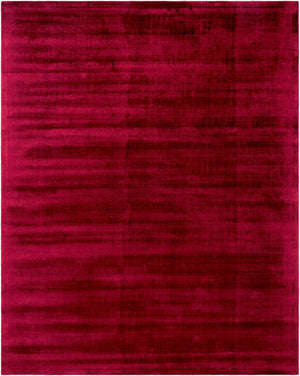 Surya Moreno Handmade 10' X 14' Rug - Elegant, Versatile Design For Any Room, Easy Care & Low Pile Style Crimson Viscose Mnr2305-810