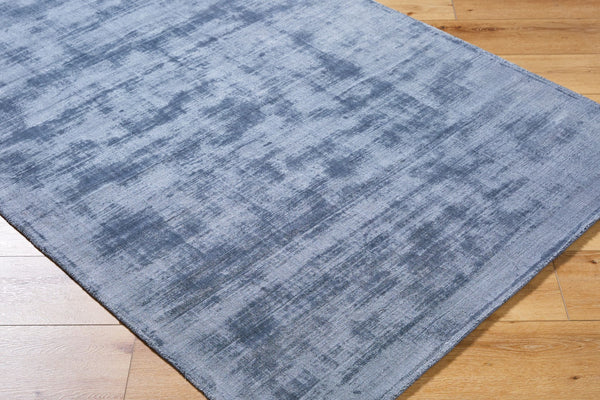 Surya Moreno Handmade 10' X 14' Rug - Elegant, Versatile Design For Any Room, Easy Care & Low Pile Style Slate Gray Viscose Mnr2307-912