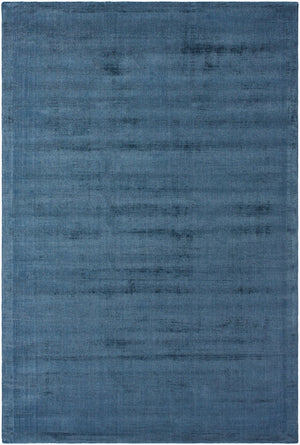 Surya Moreno Handmade 10' X 14' Rug - Elegant, Versatile Design For Any Room, Easy Care & Low Pile Style Indigo Viscose Mnr2308-69