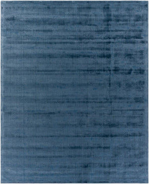 Surya Moreno Handmade 10' X 14' Rug - Elegant, Versatile Design For Any Room, Easy Care & Low Pile Style Indigo Viscose Mnr2308-810