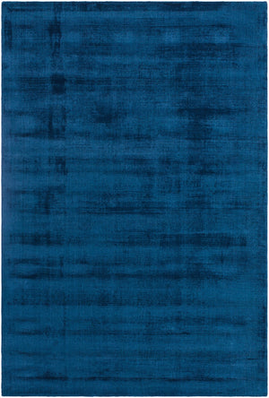 Surya Moreno Handmade 10' X 14' Rug - Elegant, Versatile Design For Any Room, Easy Care & Low Pile Style Navy Blue Viscose Mnr2310-912
