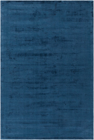 Surya Moreno Handmade 10' X 14' Rug - Elegant, Versatile Design For Any Room, Easy Care & Low Pile Style Navy Blue Viscose Mnr2310-69