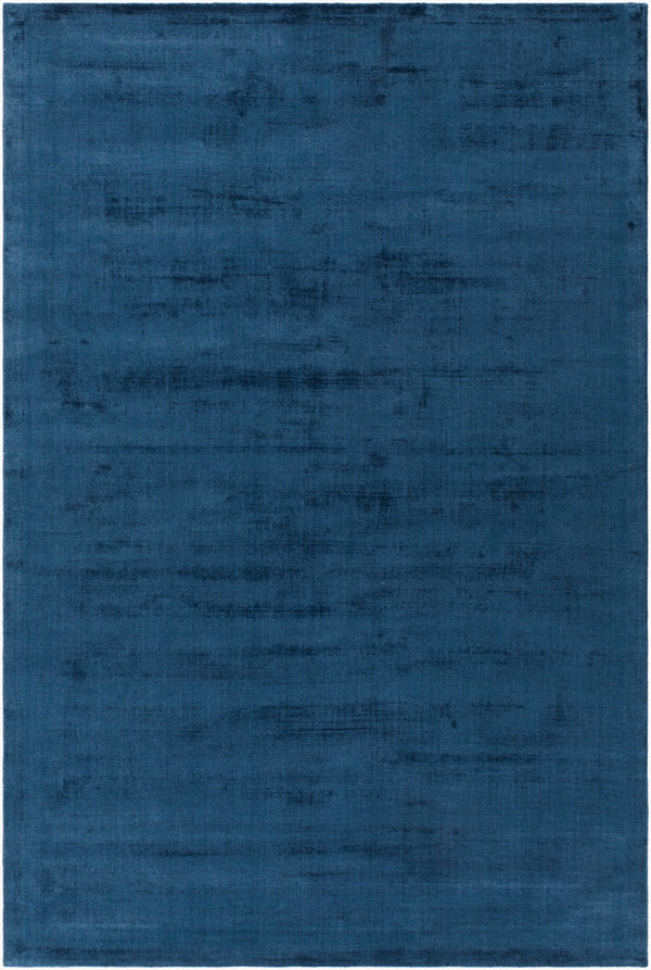 Surya Moreno Handmade 10' X 14' Rug - Elegant, Versatile Design For Any Room, Easy Care & Low Pile Style Navy Blue Viscose Mnr2310-69