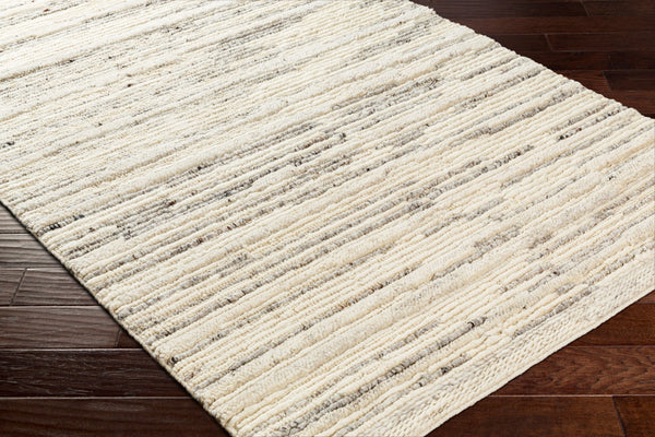Surya Manisa Handwoven 2' X 3' New Zealand Wool Area Rug - Unique High/Low Texture, Durable & Stylish Decor Gray Nz Wool Mns2300-23