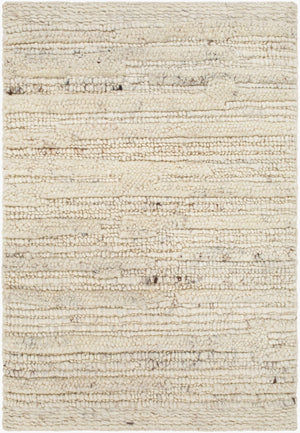 Surya Manisa Handwoven 2' X 3' New Zealand Wool Area Rug - Unique High/Low Texture, Durable & Stylish Decor Cream Nz Wool Mns2301-23