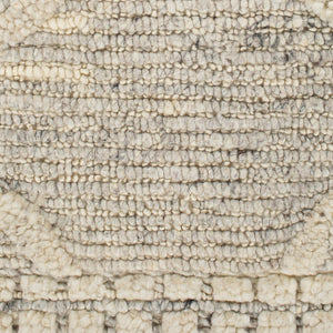 Surya Manisa Handwoven 2' X 3' New Zealand Wool Area Rug - Unique High/Low Texture, Durable & Stylish Decor Charcoal Nz Wool Mns2302-23