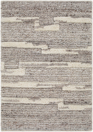 Surya Manisa Handwoven 2' X 3' New Zealand Wool Area Rug - Unique High/Low Texture, Durable & Stylish Decor Medium Gray Nz Wool Mns2303-23