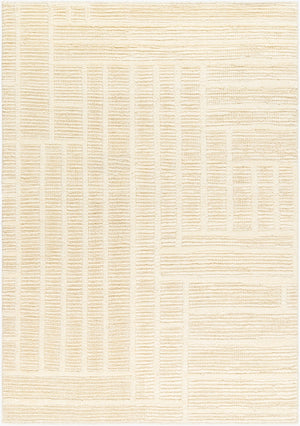 Surya Manisa Handwoven 2' X 3' New Zealand Wool Area Rug - Unique High/Low Texture, Durable & Stylish Decor Gray Nz Wool Mns2305-23