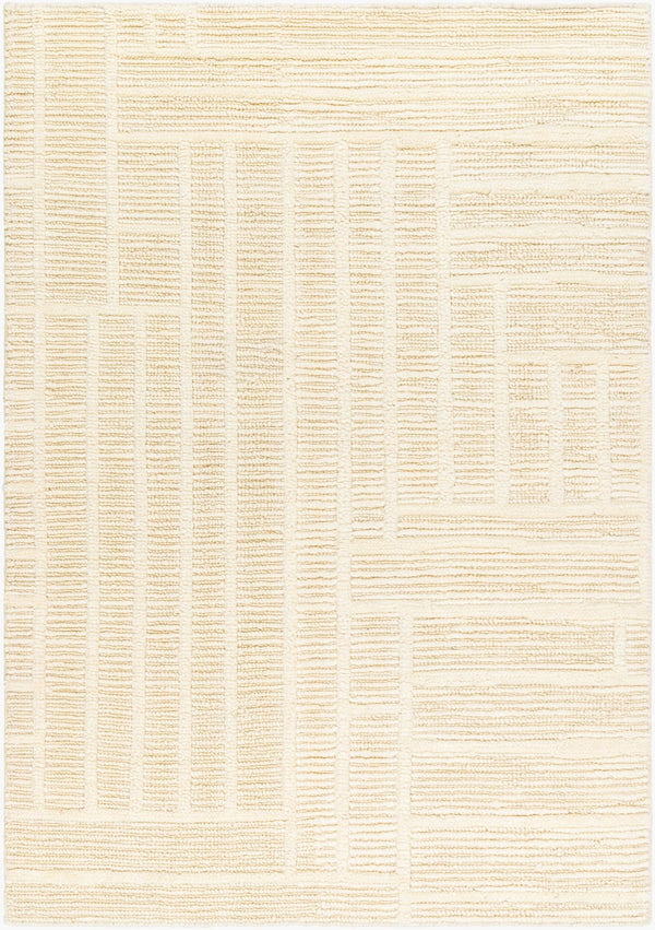 Surya Manisa Handwoven 2' X 3' New Zealand Wool Area Rug - Unique High/Low Texture, Durable & Stylish Decor Gray Nz Wool Mns2305-23