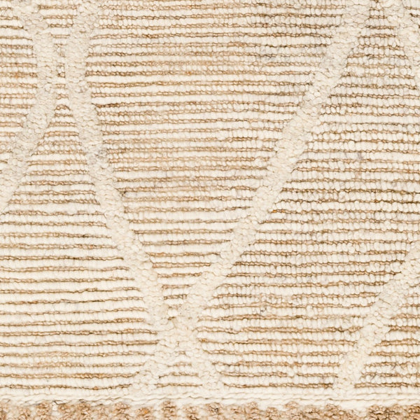 Surya Manisa Handwoven 2' X 3' New Zealand Wool Area Rug - Unique High/Low Texture, Durable & Stylish Decor Tan Nz Wool Mns2306-23