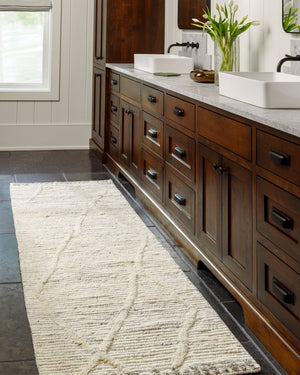 Surya Manisa Handwoven 2' X 3' New Zealand Wool Area Rug - Unique High/Low Texture, Durable & Stylish Decor Cream Nz Wool Mns2307-23